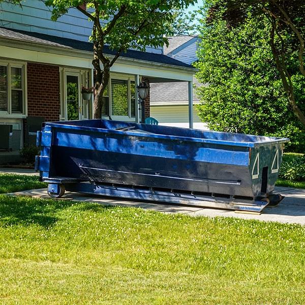 the cost of renting a residential dumpster varies based upon the size of the dumpster, rental period, and location